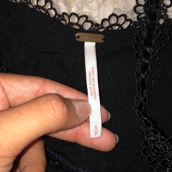 Free People Floral, Navy, and White Tank - Picture 3 of 4